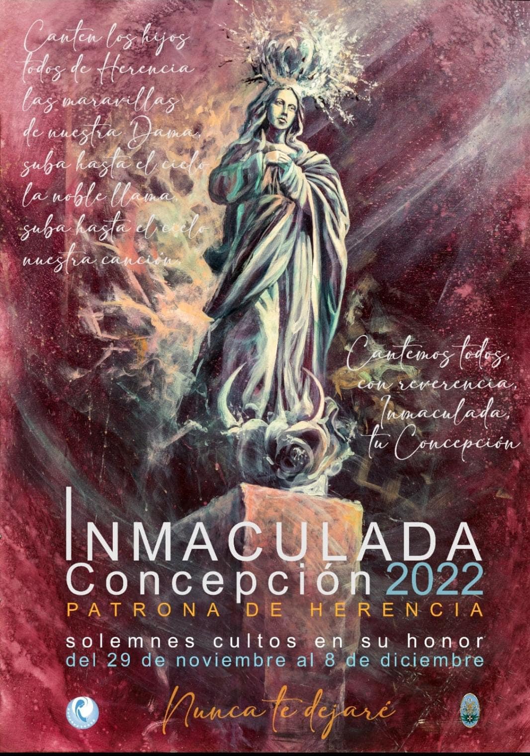 Fiestas patronales de la Inmaculada Concepción 2022 Herencia